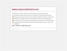Tablet Screenshot of casaruralelcanico.es